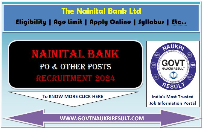  Nainital Bank PO and Other Post Admit Card 2024 