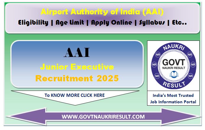  AAI Junior Executive Online Form 2025 for 976 Post 
