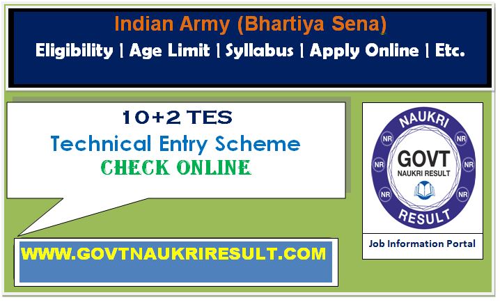  Army 10+2 TES 51 Online Form 