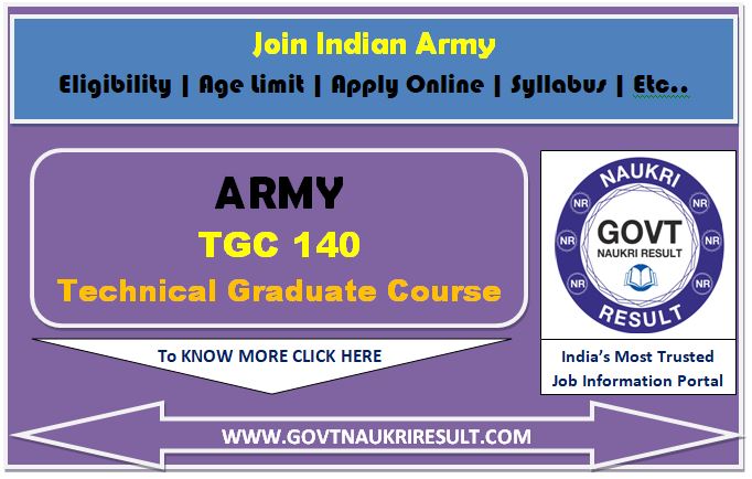  Army TGC 140 Online Form 2024  