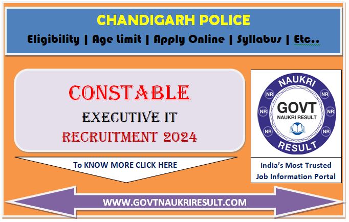  Chandigarh Police Constable IT Admit Card 2024  