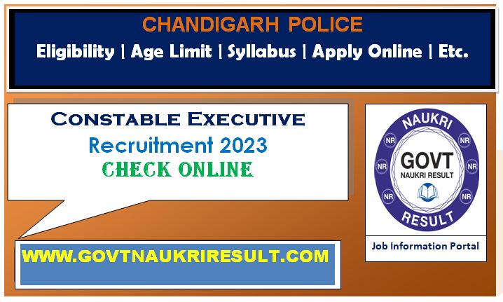  Chandigarh Police Constable Final Result 2023  