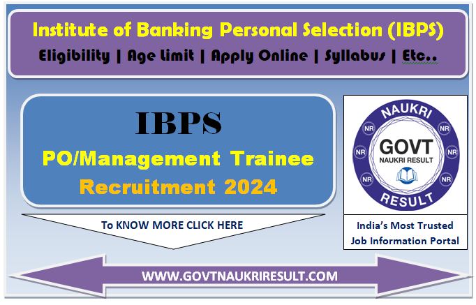  IBPS PO 14th Pre Admit Card 2024 