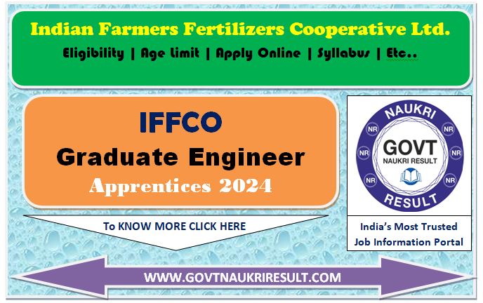  IFFCO Graduate Engineer Apprentices GEA Online Form 2024 