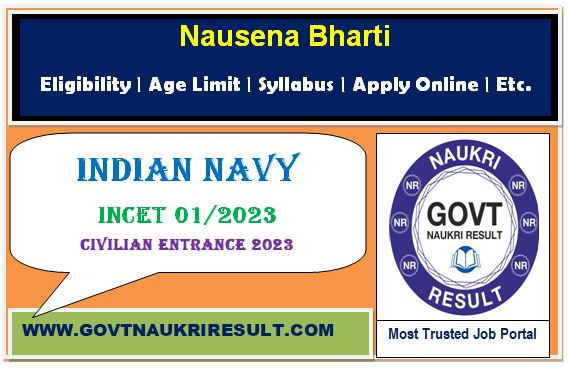  Navy INCET 01/2023 Admit Card  