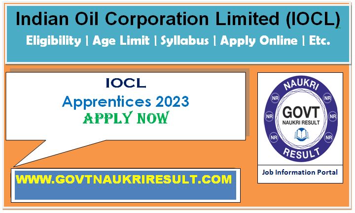  IOCL Apprentices Merit List 2023  