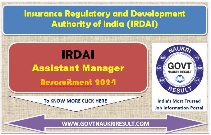  IRDAI Assistant Manager Phase I, II Exam Date 2024  