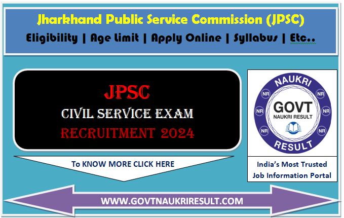  Jharkhand JPSC Pre Result 2024  