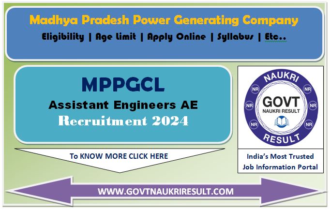  MPPGCL Assistant Engineer AE Online Form 2024 