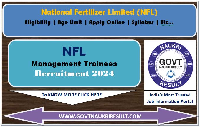  NFL Management Trainee Admit Card 2024 