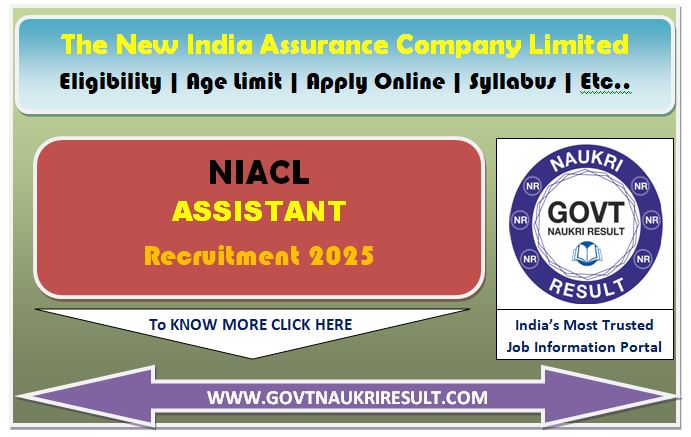  NIACL Assistant Online Form 2024 