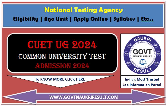  NTA CUET UG 2024 Online Form  