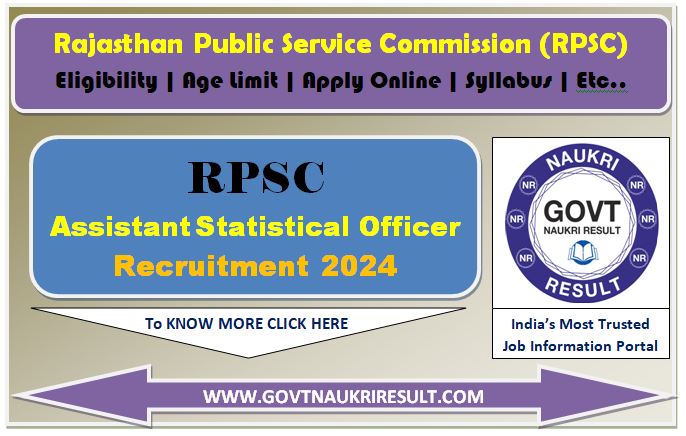  RPSC ASO Online Form 2024 