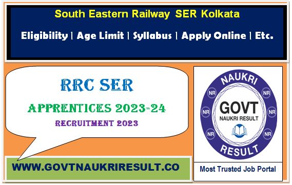  Railway SER Apprentices Online Form 2023  