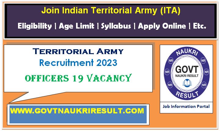  Territorial Army Officer TAOEE Admit Card 2023  