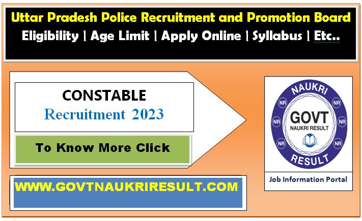  UP Police Constable Exam Date 2024 