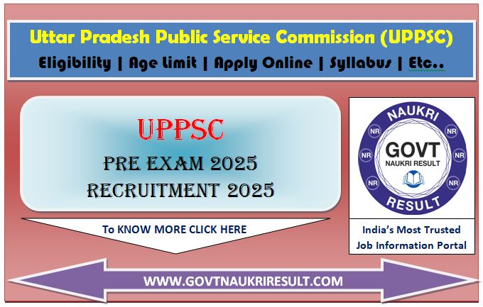  UPPSC Pre 2025 Online Form 