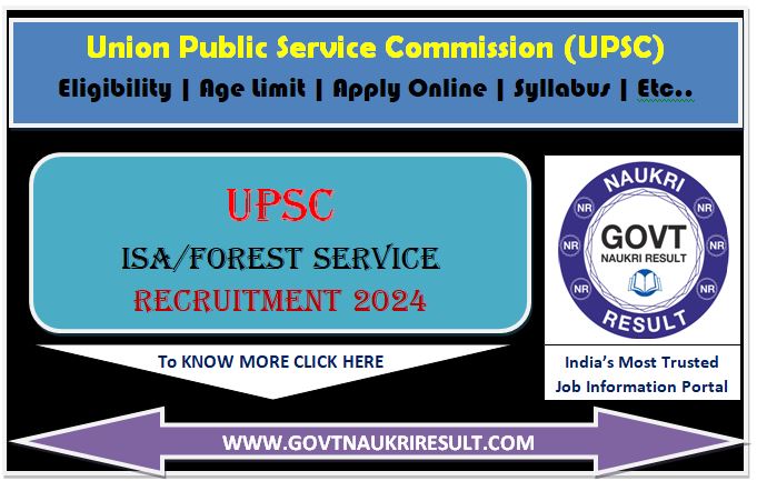  UPSC Civil Services IAS / IFS Pre Online Form 2024  