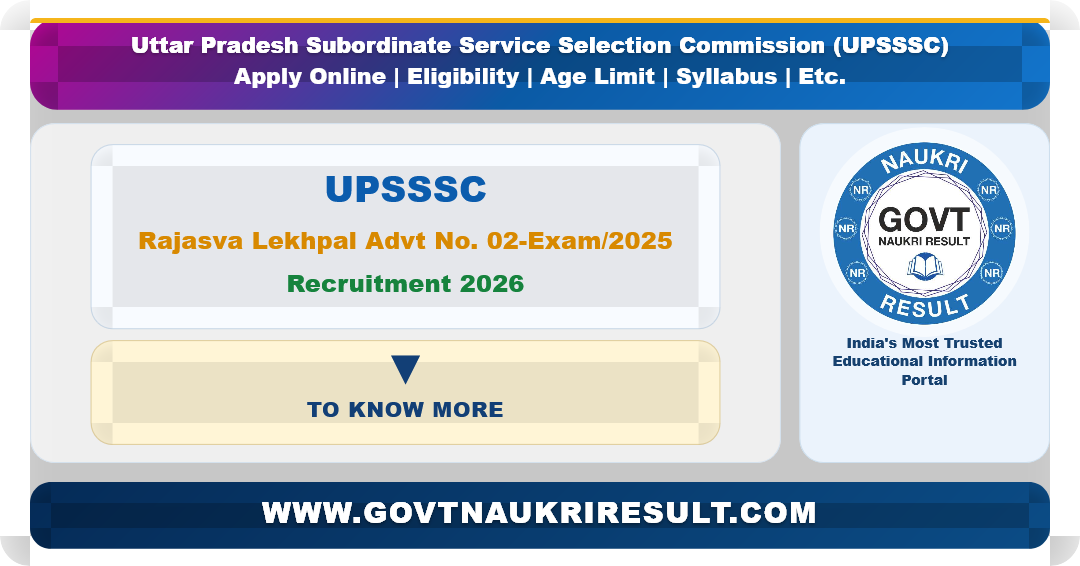 UPSSSC Lekhpal Recruitment 2025 Mains Document Upload 2026